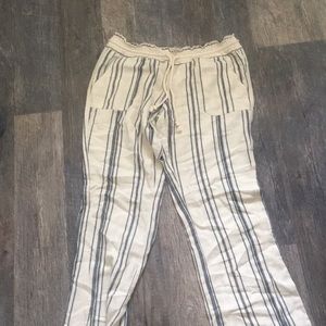 Roxy bell bottom canvas pants